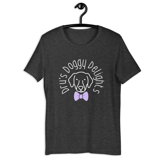 dru's doggy delights logo t-shirt